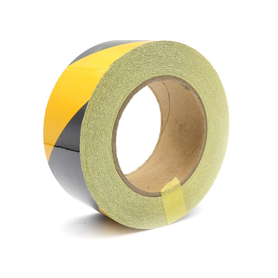 50mm黄黑反光纸安全反光膜警示胶带交通警戒地贴标识划线地板胶带-阿