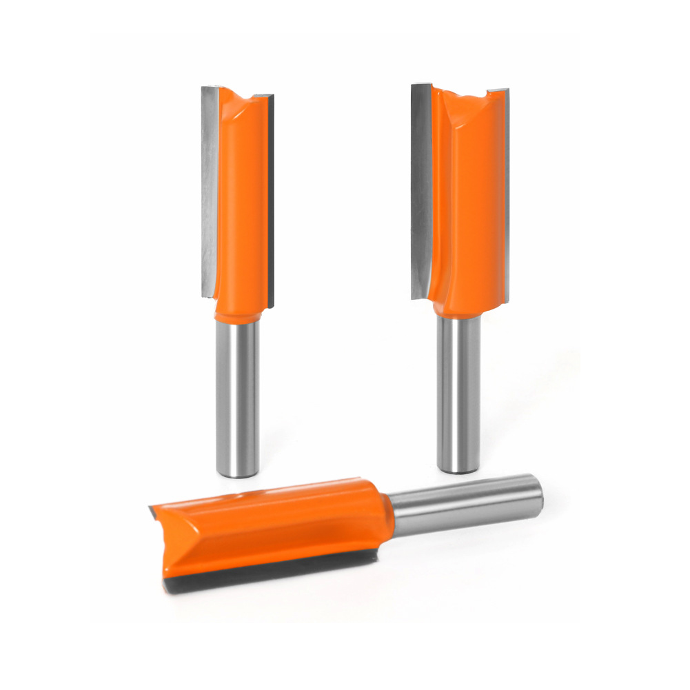 加长双刃直刀开槽刀木工铣刀槽扣刀拉槽刀修边机雕刻机刀头木工