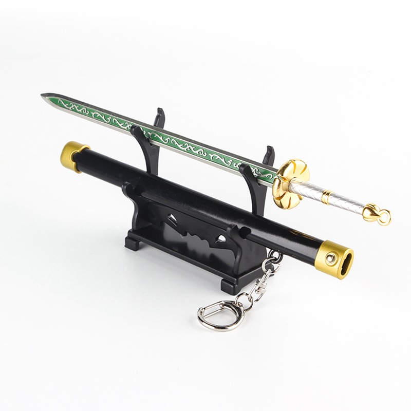 动漫合金兵器索隆七星剑武器带鞘送展示架