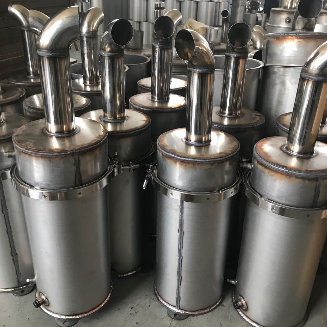 尾气净化器3吨叉车铲车挖掘机柴油车黑烟处理净化装置dpf颗粒捕捉-阿