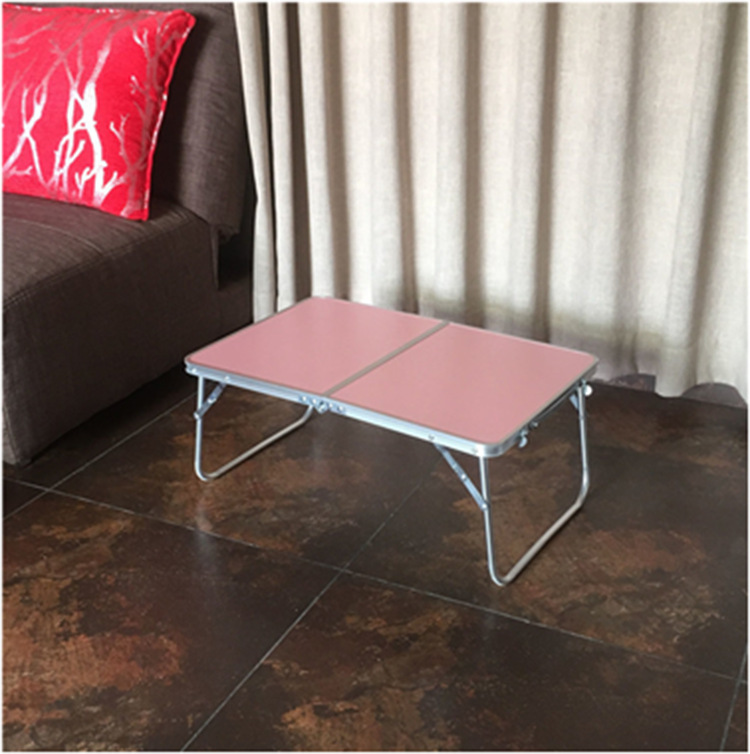 多功能笔记本电脑桌折叠桌 旅游露营野餐宿舍酒店折叠小铝桌