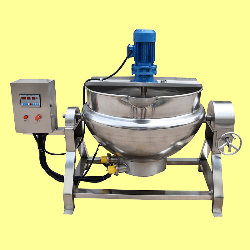 中药制膏机电动商用煮桑葚膏机器大型不锈钢恒温熬制番茄酱设备