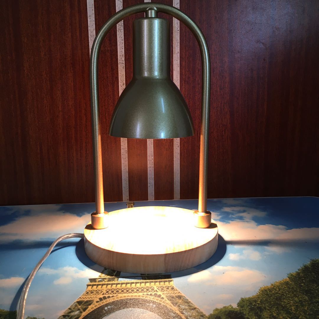 北欧美式浪漫热能香薰融蜡灯室内助眠香薰炉家用床头卧室蜡烛台灯