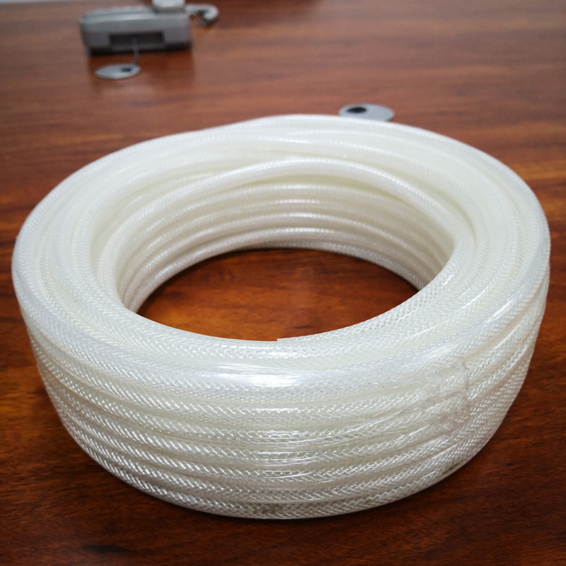 厂家定做pvc饮用水专用软管食品级 透明钢丝增强软管批发50米一卷