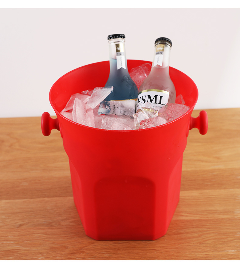 双剑塑料冰桶啤酒桶防摔圆形冰桶 加厚ktv酒吧香槟桶冰块桶红酒桶