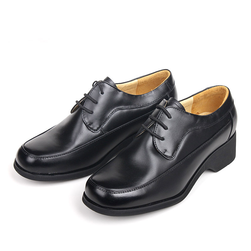 3515强人休闲皮鞋女鞋配发单鞋女春秋黑色平底女士低帮鞋