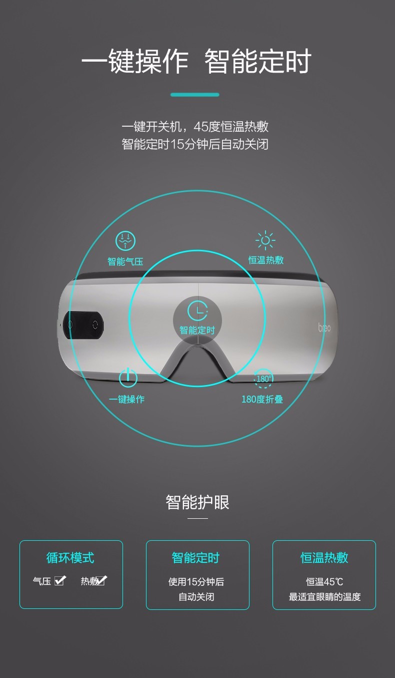 供应breo倍轻松眼部按摩器 护眼仪 眼睛按摩仪 眼保仪isee5礼盒装