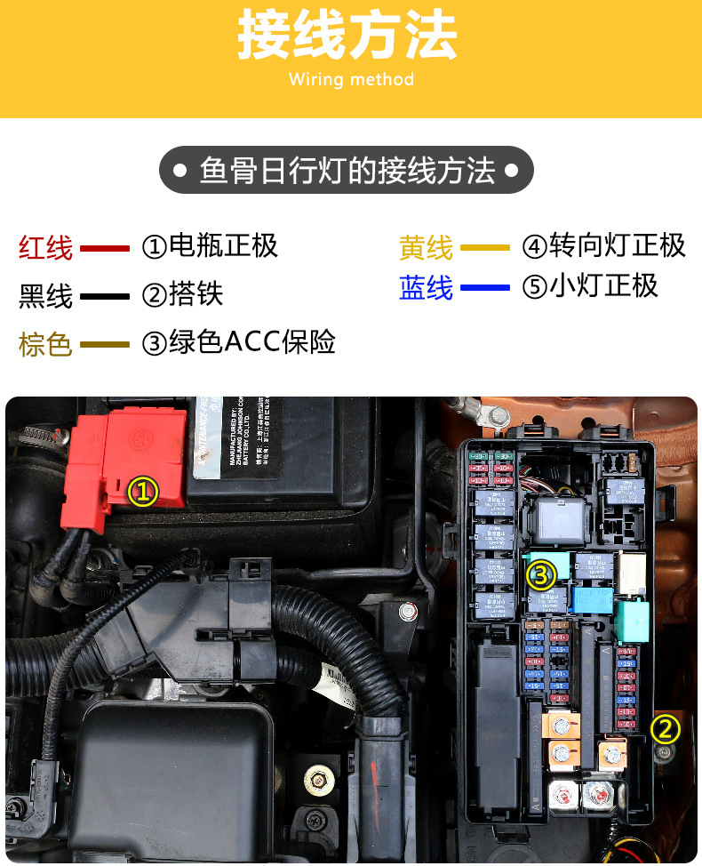 十代思域改装日行灯鱼骨灯野马灯行车灯三色流光转向灯前后天使眼