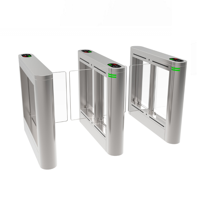 人脸二维码识别速通门摆闸 通道闸门禁摆闸 医院测温防控人行闸机