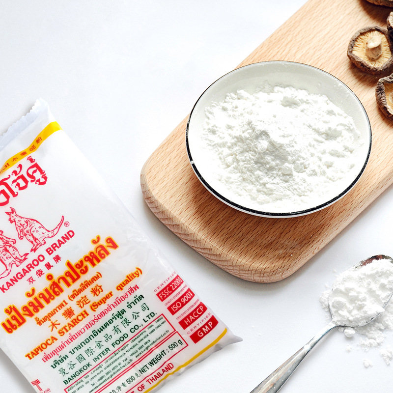 泰国进口木薯粉500g 食用生粉 珍珠园子奶茶原料 芋圆粉木薯淀粉