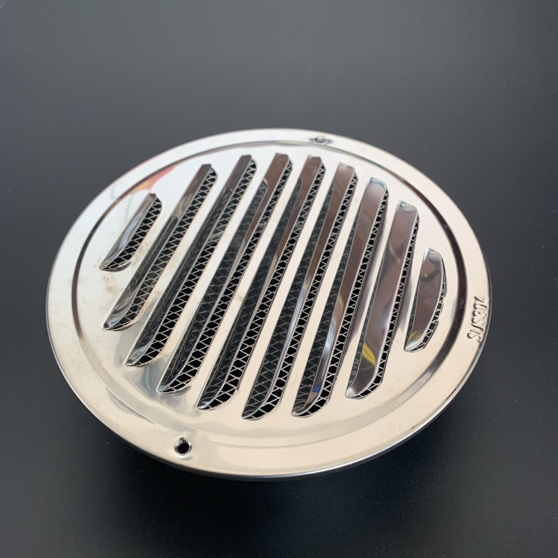 不锈钢风帽油烟机外墙防风罩排气口出风罩室外防雨帽平头通风口盖