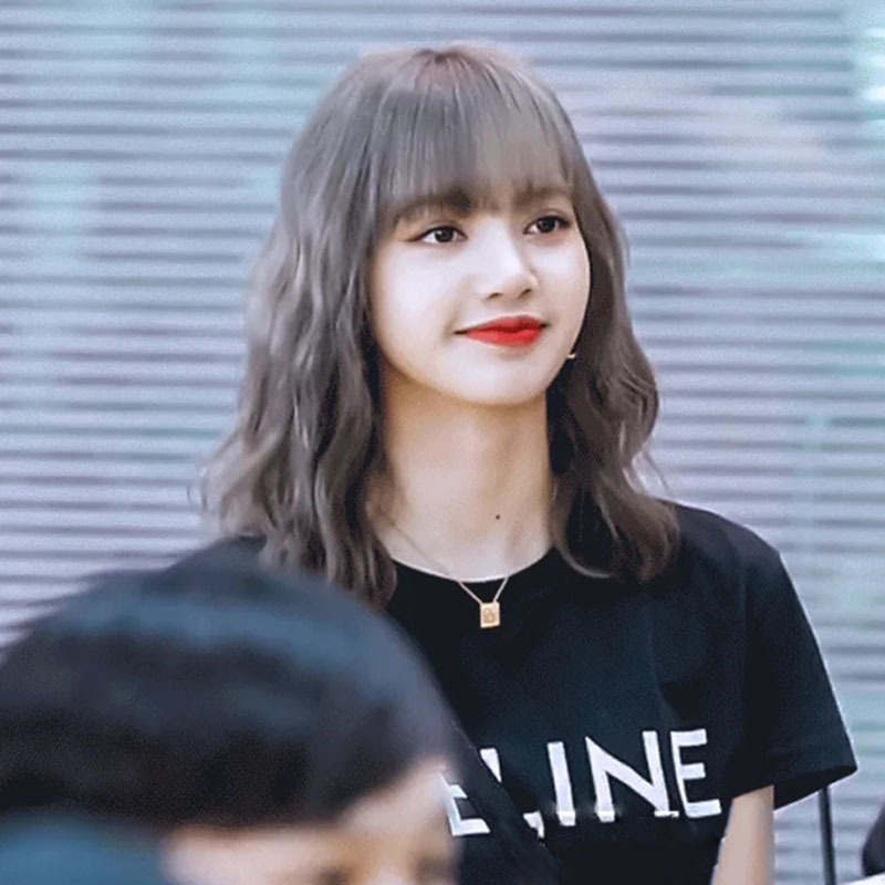 青木亚麻灰假发女长发蛋卷头发型lisa同款锁骨发韩国网红全头