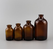 7-100ml透明/棕色模制瓶 厚玻璃瓶 钠钙玻璃西林瓶分装瓶即拍即发