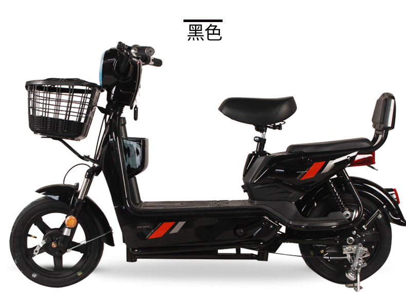 批发新款金鹰两轮电动自行车双人电瓶车可上牌48v电动车厂家