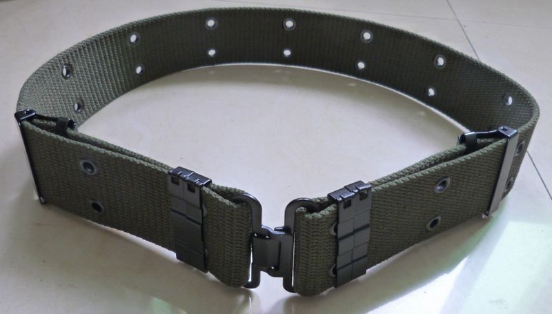 战术腰带尼龙编织军训外腰带帆布迷彩服作训腰带学生军训帆布带