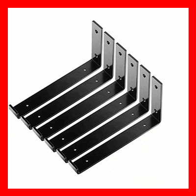 l型搁板支架 浮动架铁艺托架 壁挂式一字板支撑架 墙上储物架支架