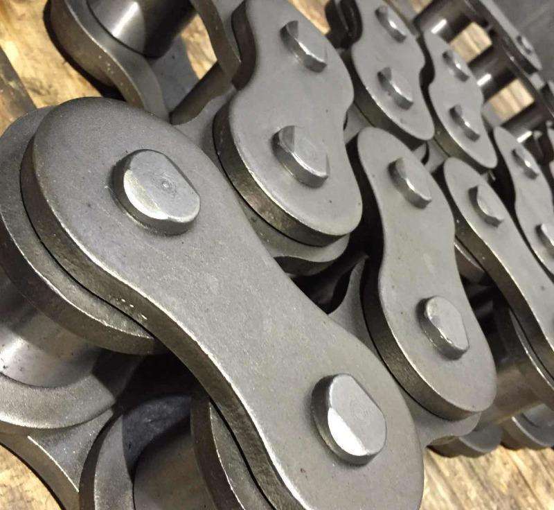 厂家定制fu套筒滚子链 刮板输送机配件工业传动链条刮板机滚子链