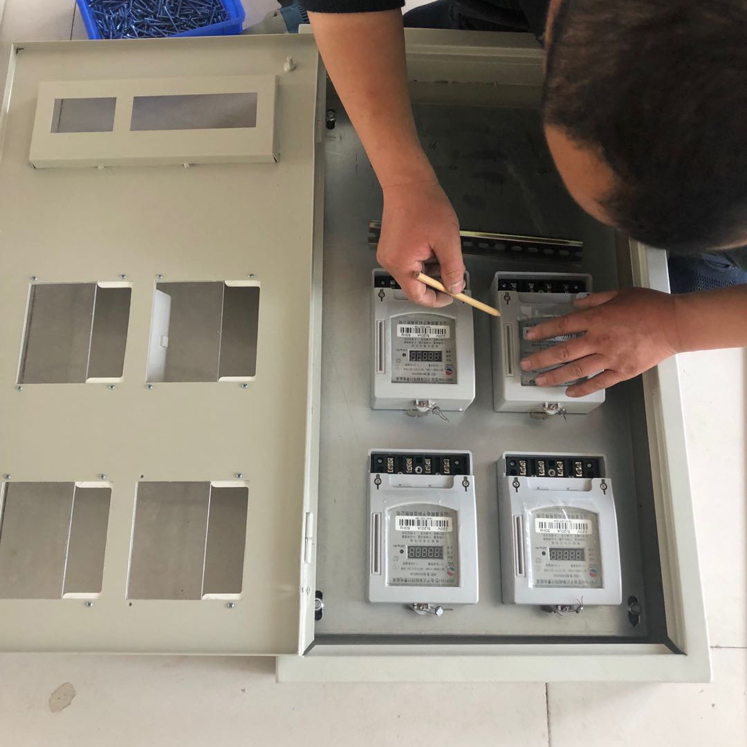 透明预付费计量箱 塑料多用户表箱 单相12位电表箱 非标定 制