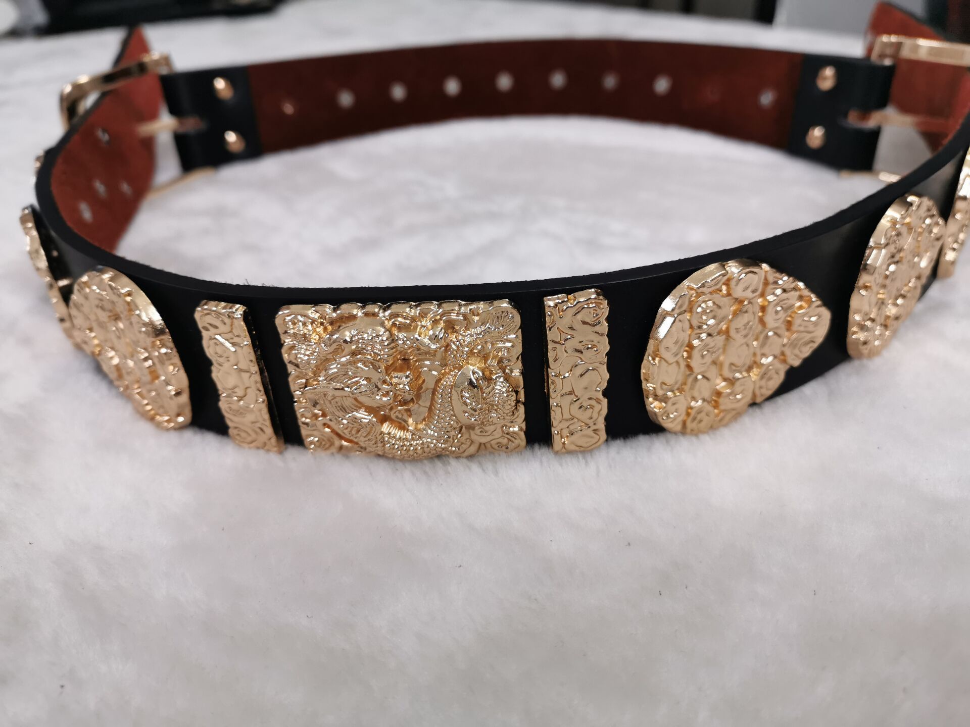 汉服腰带女腰封古风款腰封男古装金属配饰圆领古代皮带手工原创带