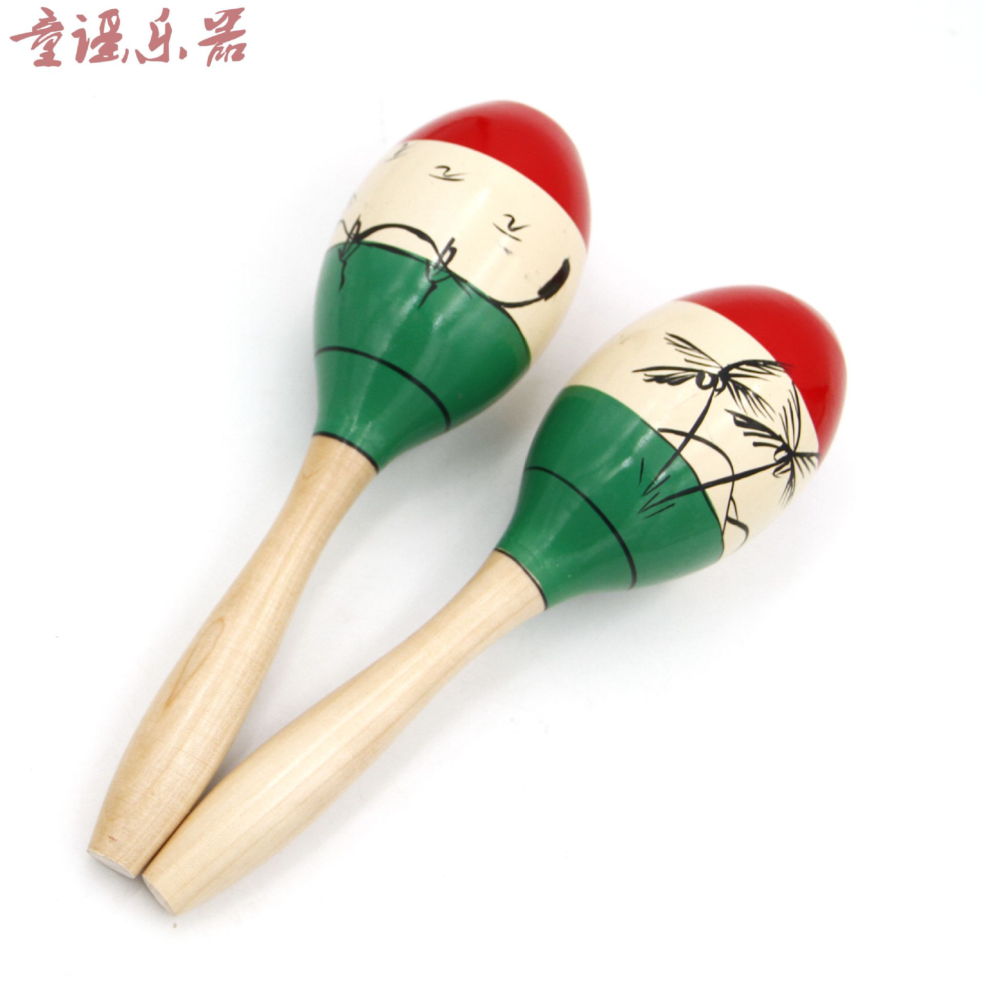 厂家批发 奥尔夫打击乐器 沙锤 椰树沙锤 椰树沙球