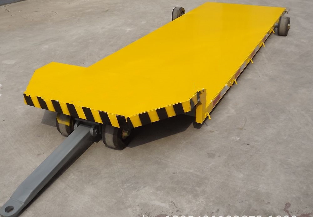 超低位型牵引平板车拖车 带斜坡升降尾板平板拖车挂车 小挖机拖车