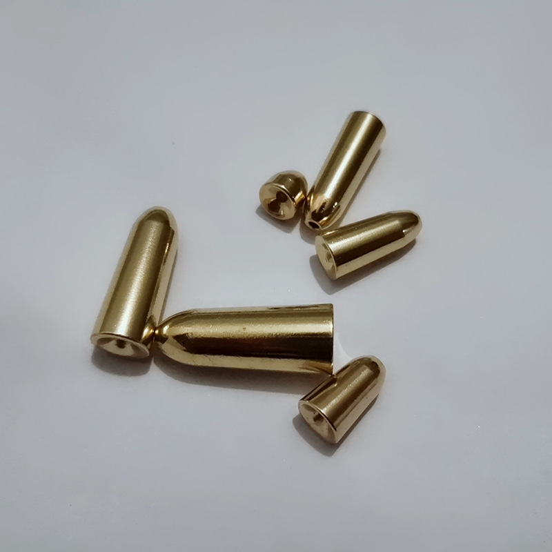 配件斜面小用品坠铅铜海钓装备铜尖头坠渔具钓鱼鱼具垂钓黄铜金色
