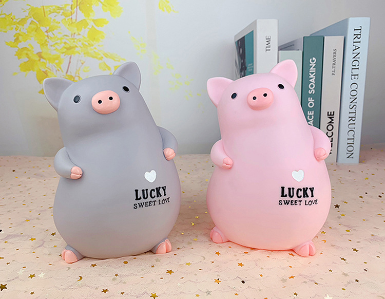 Internet-Famous Piggy Bank Can Save Kaneng Savings Bank Girls Large Children's Drop-Resistant Piggy Bank Creative Living Room Decoration