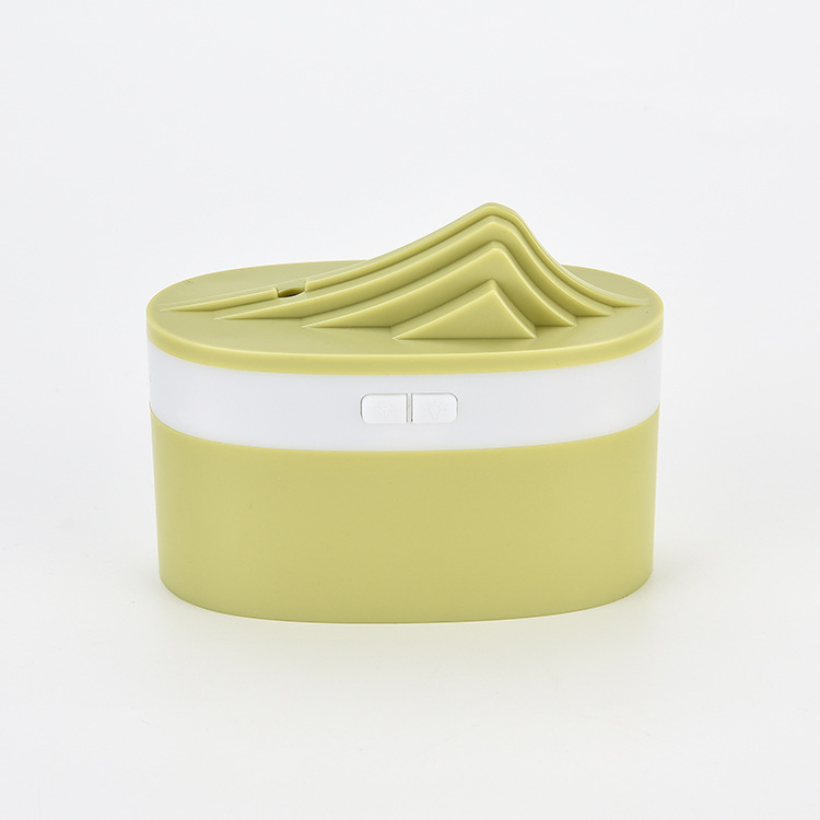 创意山水加湿器桌面usb充电床头静音空气净化香薰小夜灯加湿器