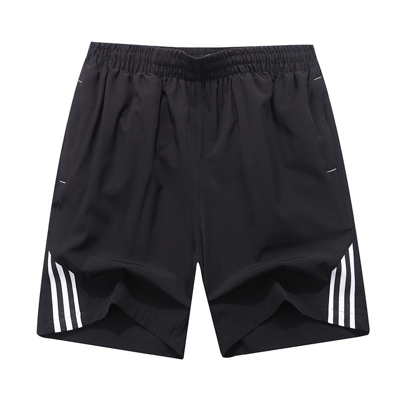 夏季薄款三条杠短裤男士运动裤速干弹力健身裤休闲宽松五分裤k88