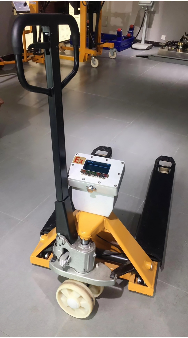 ycs2吨带打印电子叉车磅秤1吨叉车秤3吨不干胶标签打印叉车磅秤