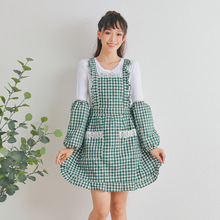 围裙家用厨房防水防油韩版时尚公主可爱日系女做饭围腰工作裙子式