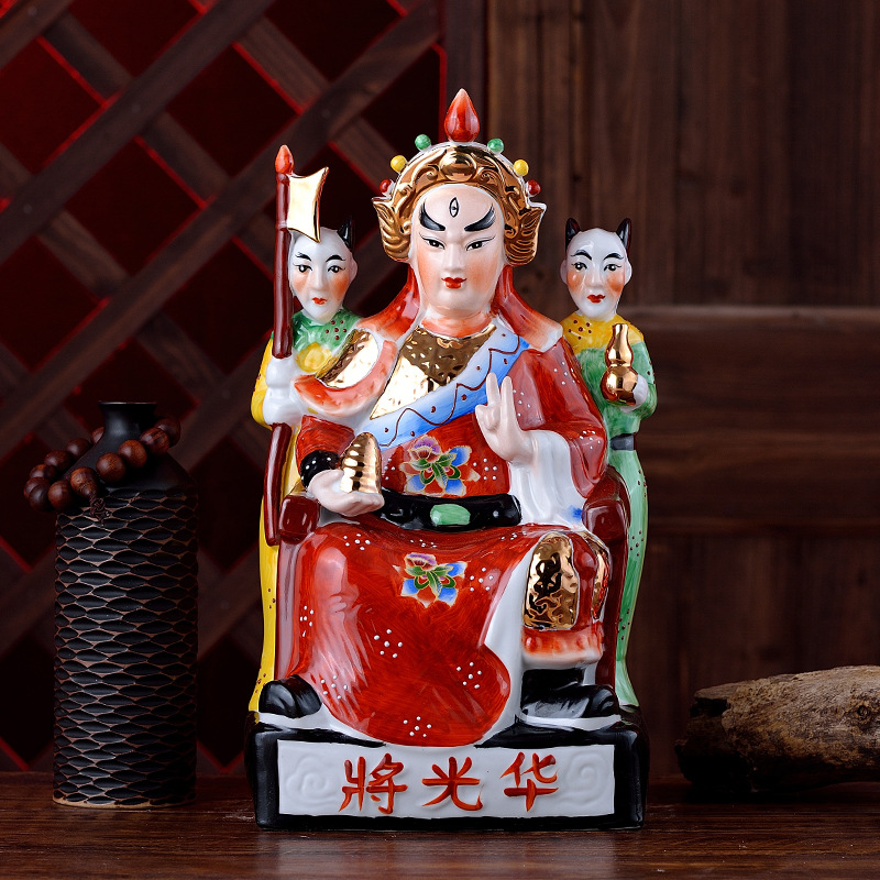 华光大帝 华光将 火神 陶瓷道教神像 16~24寸马天君