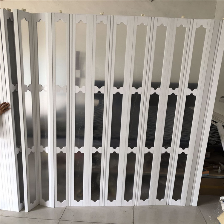 pvc折叠门商铺隐形门厨房卫生间阳台隔断安装开通天然气简易门