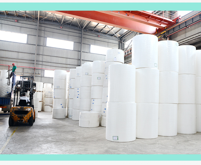 厂家直供原生浆半成品卫生纸抽纸卷纸原材料大轴纸原纸现货批发