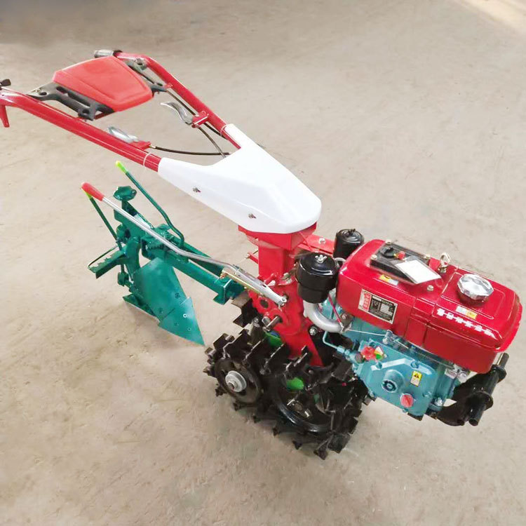 东北扣半犁趟地机 柴油手扶翻土耘耕机 便捷式柴油电启动犁地机