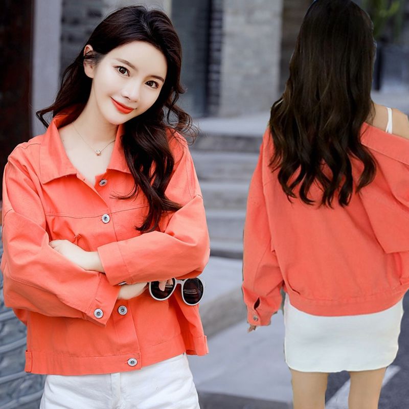 牛仔外套短款上衣韩版宽松显瘦夹克女生褂子学生2020年秋冬牛仔衣