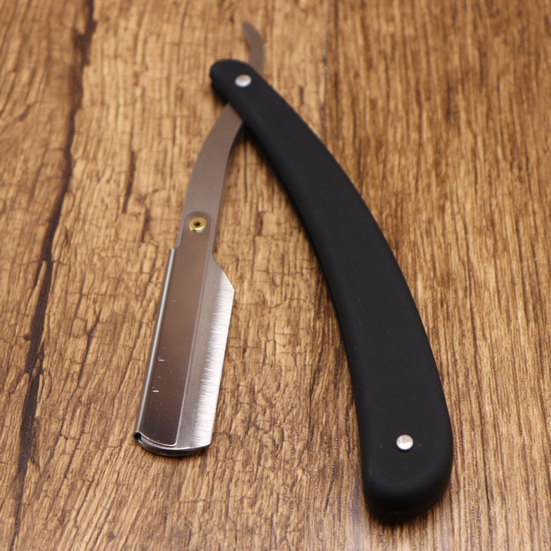 批发新款供应磨砂黑色高级剃刀 可磨剃须刀架 老式剃须 刮脸刀架