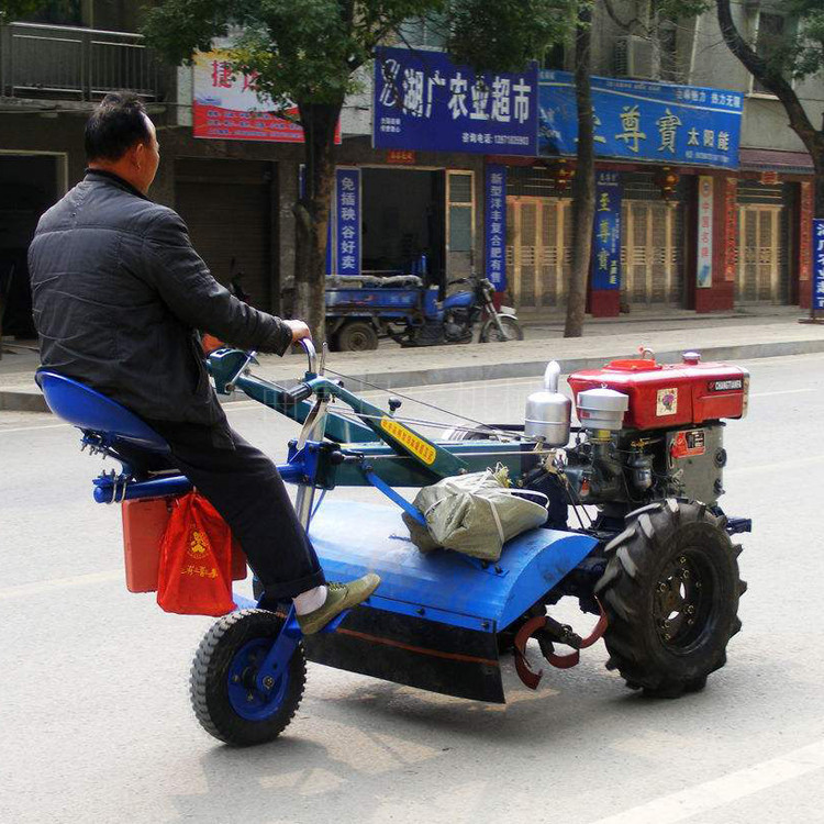 柴油手扶拖拉机 12马力手扶拖拉机图片 农用自走式手扶拖拉机