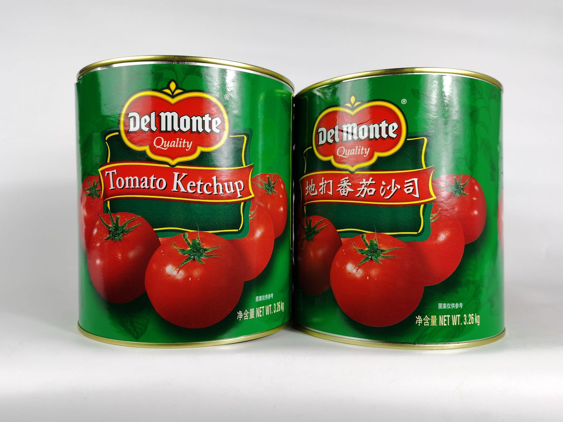 地扪番茄沙司罐头3.26kg*6罐 批发可直接食用的西红柿蔬菜罐头