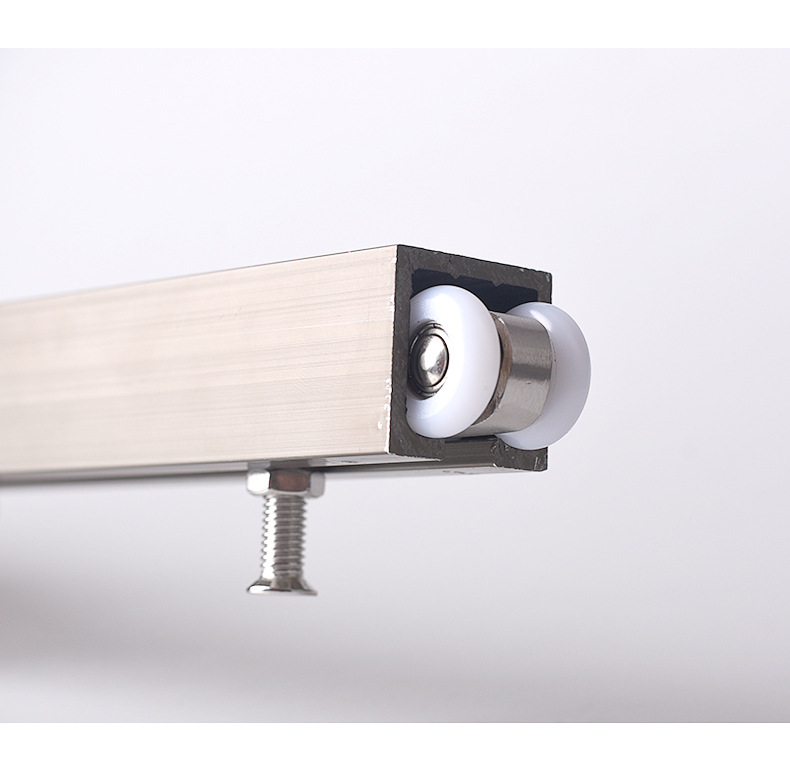 厂家批发不锈钢移门吊轮 静音顺滑抗磨损推拉门四轮滑轮尼龙吊轨