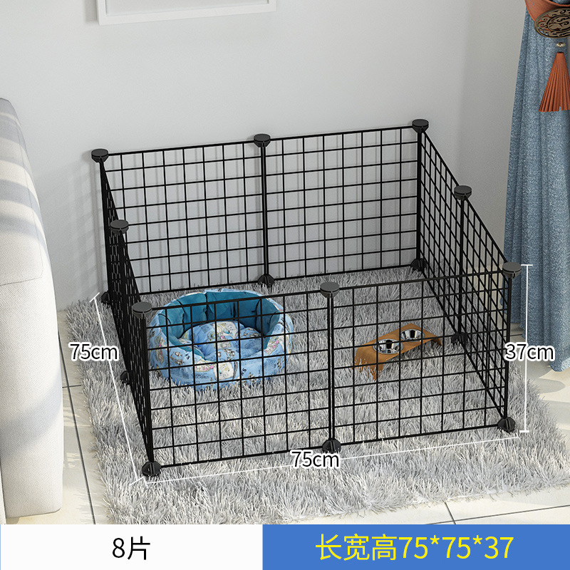 Pet Fence Dog Crate Indoor Small and Medium-Sized Dogs Fence Isolation Door Kennel Dog Block Board Protective Grating Free Combination