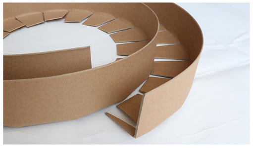 江浙沪厂家直销环绕型纸护角圆形物流护边包角高强度纸护角