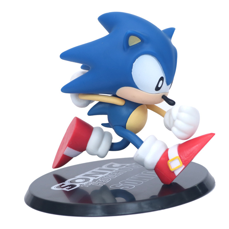 米芬工艺 sonic 刺猬索尼克超音速小子超音鼠卡装公仔手办模型