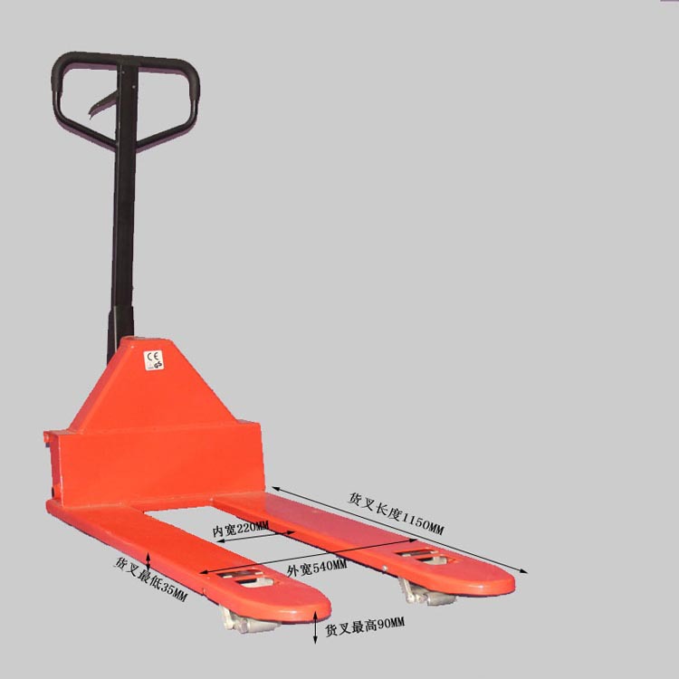 手动液压搬运车 地龙叉车地牛托盘 油压手推拖车装卸车-阿里巴巴