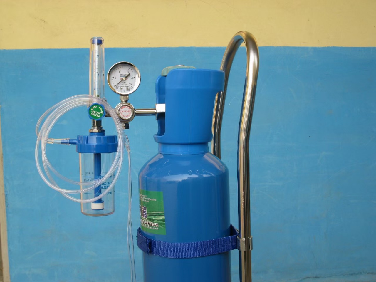 氧气湿化瓶浮标式吸入器设备带雾化器 氧气吸入器流量阀钢瓶用