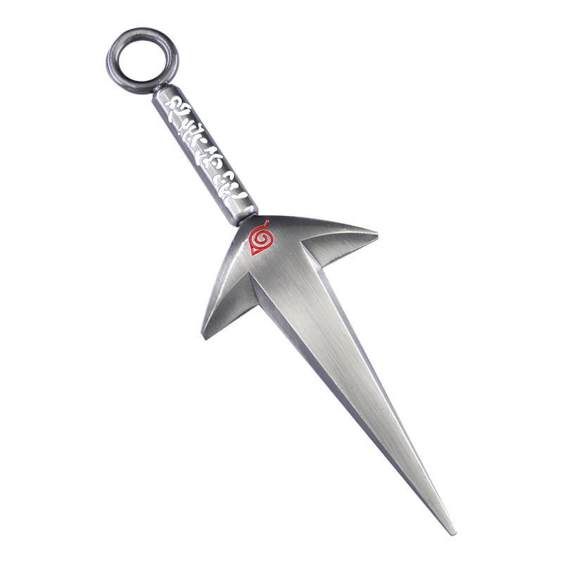 火影武器忍者鸣人佐助玩具四代目苦无飞雷神龙刃合金摆件道具模型