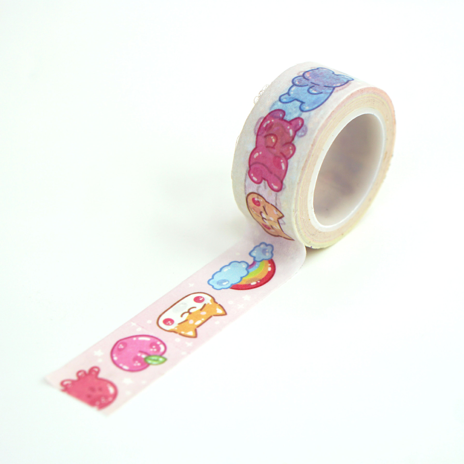 韩国文具卡通胶带手帐和纸纸质胶带手账日记本装饰胶带 13款 10米