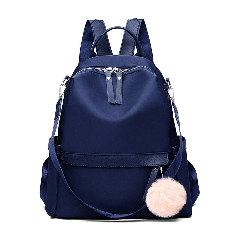 New Casual Backpack Women's Bag Oxford Cloth Computer Bag Women's Backpack Multi-Functional Middle School Student Schoolbag