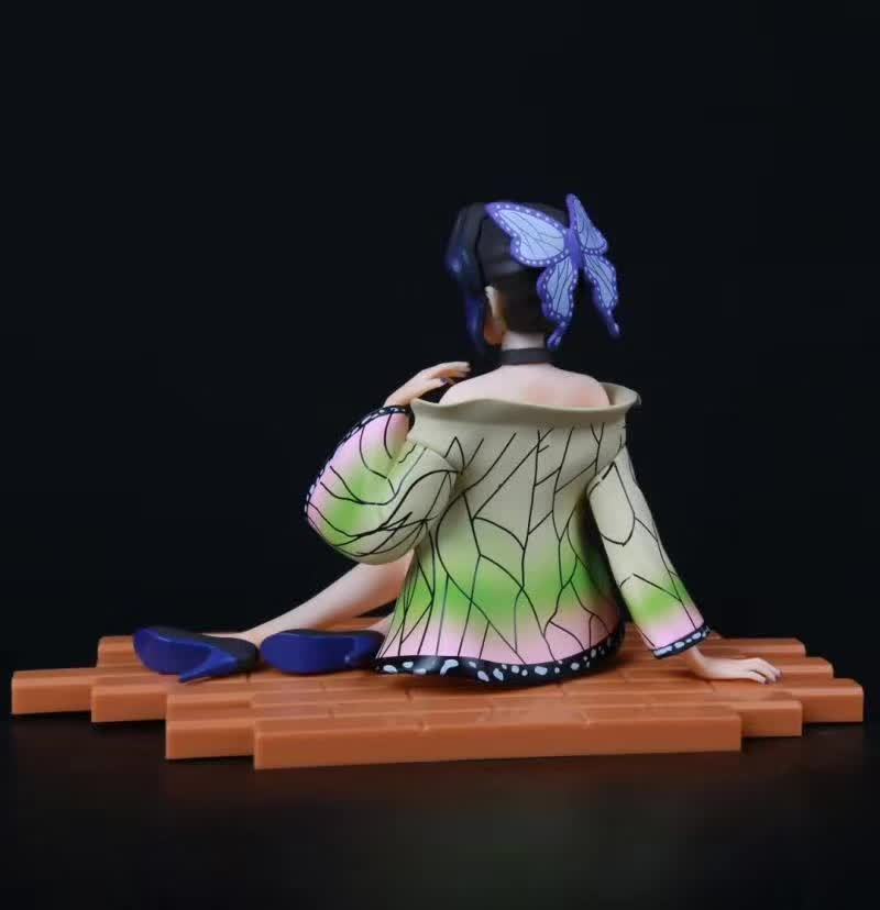 鬼灭之刃 蝴蝶忍 虫柱 坐姿 站姿 手办盒装模型摆件