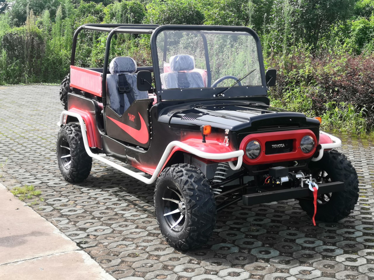 北极天四轮电动老年代步车全地形四驱越野摩托车utv摩托车 沙滩车